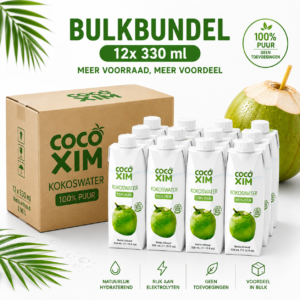 Cocoxim Bulkbundel 12x 330ml kokoswater – meest gekozen formaat